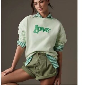 Anthropologie KUHL Organic Cotton LOVE Crew Sweatshirt Women’s XS